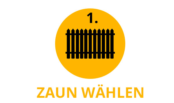 Icon Wunschzaun auswählen